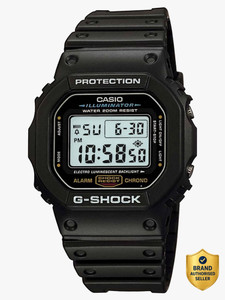 CASIO DW-5600UE-1DR G-Shock Dial Black Resin Strap Digital Watch - For Men