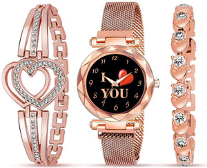 DRALIET Love Collection Magnet Girls Love Collection Analog Watch  - For Girls