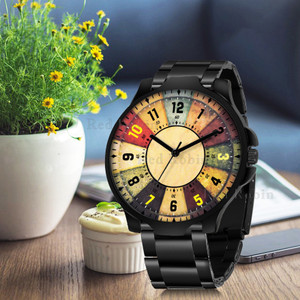SKOAL VINTAGE-3K-BLK-CDBLK VINTAGE Design Stylish Black Silicone Strap Wrist Watch for Men and Boys Analog Watch  - For Men