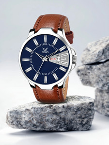 FOGG 1170-BL-BR Unique New Day & Date paty wear smart casual for boys Analog Watch  - For Men