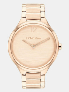Calvin Klein Delight Calvin Klein Delight Qtz Basic Slim Carnation Gold Round Dial Women's Watch / Analog Watch  - For Women