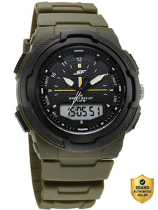 SONATA SF Maverick Black Round Dial Polyurethane Watch For Men Digital Watch - For Men