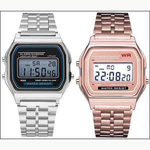 Timeza 2 Combo Digital Vintage Square Dial Unisex Watch Casual Watch for Men Women casio Digital Watch  - For Men & Women