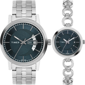 TIMEX Blue Dial Watch Gift Set Analog Watch  - For Men & Women