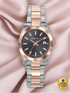 Mathey-Tissot D450RN watch for Swiss Made Mathy I Quartz Ronda 585 H3 Movement Black Dial Analog Watch  - For Women
