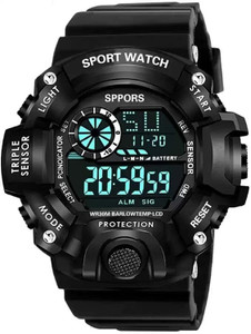 selloria DIGITAL KIDS-BOYS-G-SPORT LOOK BAND SHOCK CHRONOGRAPH RESISTANCE LUMINOUS Digital Watch  - For Boys