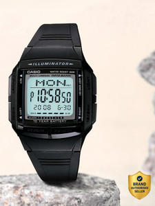 CASIO DB-36-1AVDF Vintage DB-36-1AVSDF Dial Black Resin Strap Digital Watch - For Men & Women