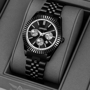 ABREXO Abx3500 Black Chrono RLX Watch - Image 6
