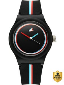 Fastrack Zine Fastrack Tees Unisex Zine Black Dial Quartz Analog Watch - 38037PP24W Analog Watch  - For Men & Women