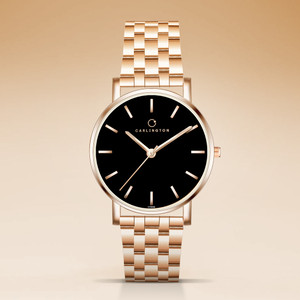 Carlington CT 2035 RoseBlack Carlington Iconic Series Premium Ladies Wrist Watches Analog Watch - For Women