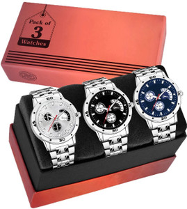 Varni Avio Steel Chain Pack of 3 Boys Watch - Image 6