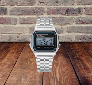 SHIVTRADRE Digital Silver Square Dial Unisex Wrist Watch for Men Women Pack of 1 Digital Watch  - For Men