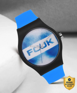 FCUK Blue Dial | Analog Watch for Men's | FC176U Analog Watch  - For Men