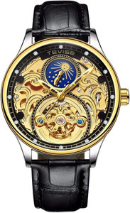 Tevise Men's Automatic Skeleton Watch - Image 4