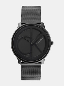 Calvin Klein Ck Iconic Iconic Qtz Basic Slim Bla Round Dial Unisex / Analog Watch  - For Men & Women
