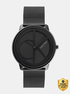 Calvin Klein Ck Iconic Iconic Qtz Basic Slim Bla Round Dial Unisex / Analog Watch  - For Men & Women
