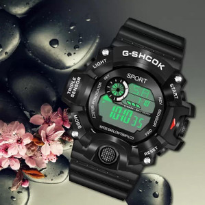 HINISH Black Watch New Waterproof Unisex Watch For Men & Women and Also For Boys and Girls Digital Watch  - For Men & Women