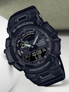 CASIO GBA-900-1ADR G-Shock Black Dial Resin Strap Analog-Digital Watch  - For Men