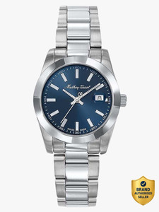 Mathey-Tissot D450ABU Swiss Made Quartz Blue Dial Analog Watch - For Women