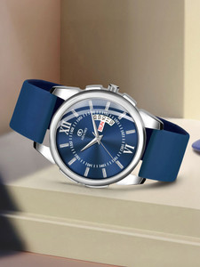 ADAMO 883SBI05 ADAMO Designer Day & Date Blue Round Shape Dial Men's & Boy's Analog Watch  - For Men