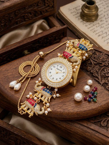 kashmir kanya Kashmiri Kanya Meenakari Elephant Kashmiri Ethnic Analog Watch Analog Watch - For Women