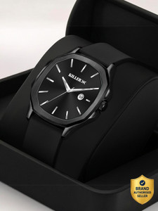 KILLER Hexa Series | Working Date Display | Smart Watch Strap | 3D Glass | Soft Silicon Hexa Series | Working Date Display | Smart Watch Strap | 3D Glass | Soft Silicon Analog Watch - For Men