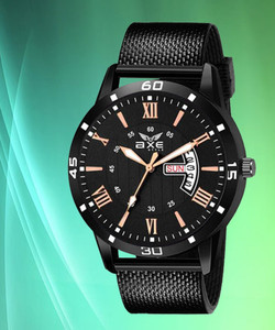 AXE Style XDD-7066 Black Men Watch/Watches & Branded Day&Date