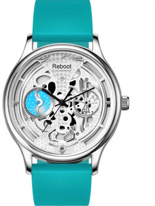 Reboot 3013 Time Redefine, Uniquely your with New Teal Silicone Strap 3013 Time Redefine, Uniquely your with New Teal Silicone Strap Analog Watch  - For Men