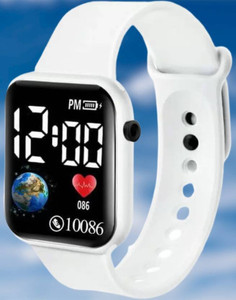 HLMT Teenagers LED Luxurious Fashion Silicone Digital Watch (Not smart watch) Smartwatch