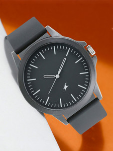 Fastrack 38024PP25 Fastrack Tees Black Dial Black Silicone Strap Unisex Analog Watch  - For Men & Women