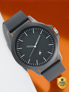 Fastrack 38024PP25 Black Dial Black Silicone Strap Watch - Image 6