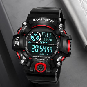 HALA G95-Ssa SSA-Red Sports Water Resistant Digital Watch  - For Men