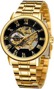 Khrist Effortless Elegance: Self-Winding Timepiece Assortment Auto Kinetics Timepiece inside Revolving Gears Fully Automatic Mechanical Analog Watch  - For Men