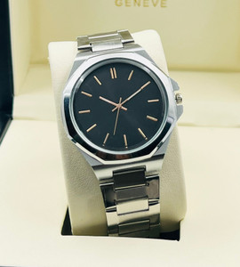 NESTER NSM 16 BLACK Black Dial Stainless Steel Watch for Men & Boys | Stylish Luxury Analog Quartz Analog Watch  - For Men