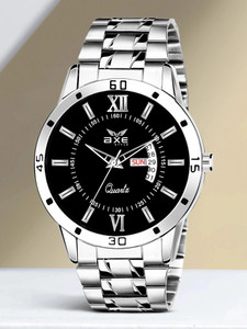 AXE Style XDD-7039 XDD-7039 Branded/Brand Day&Date Black Steel Chain Water Resistant Watch For Men Analog Watch  - For Men