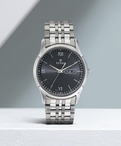 Titan Silver Stainless Steel Strap1636sm01Karishma Analog Watch  - For Men