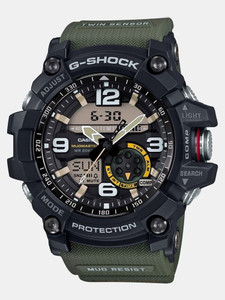 CASIO GG-1000-1A3DR G-Shock GG-1000-1A3DR Black Dial Green Resin Strap Analog-Digital Watch  - For Men