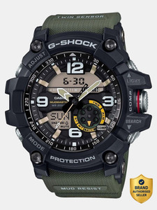 CASIO GG-1000-1A3DR G-Shock GG-1000-1A3DR Black Dial Green Resin Strap Analog-Digital Watch  - For Men