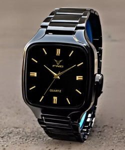 FNB RD-9101 Elegant Series Square Analog Quartz For Men/Boys घड़ी - पुरुषों के लिए
