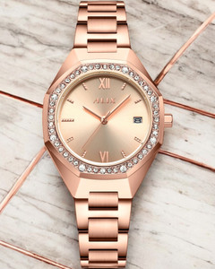 Alix Rose Gold Dial Quartz Women Fashion Minimalism Waterproof