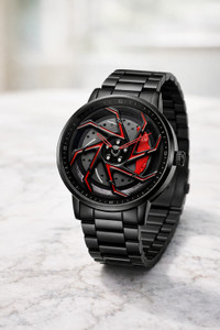 Vilante Premium Spinning Watch Vilante_Red_Spinner Analog Watch - For Men