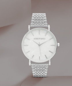Joker & Witch Joker & Witch Nebula 40mm White Dial Silver Stainless Steel Watch for Women Analog Watch  - For Women