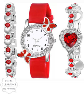 WHITE STONE BF-1 RED Analog Watch  - For Women