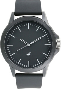 Fastrack 38024PP25 Black Dial Black Silicone Watch - Image 6