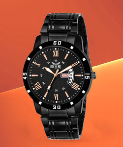 WEST. A.H.Oセット AXE Style XDD-1054 Analogue Black Watch For Mens & Premium