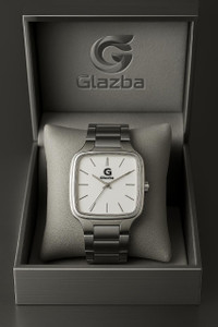 Glazba Designer Square Wrist Analog Watch  - For Men