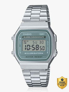 CASIO A168WA-3AYDF Vintage Gray Dial Watch - Image 6