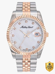 Mathey-Tissot H710RA Swiss Made Quartz White Dial Analog Watch  - For Men