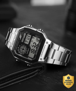 SONATA SF Hexa Metal Digital Black Dial Watch - Image 6