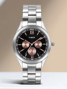 TIMEX Multifunction Black Dial Analog Watch  - For Men
